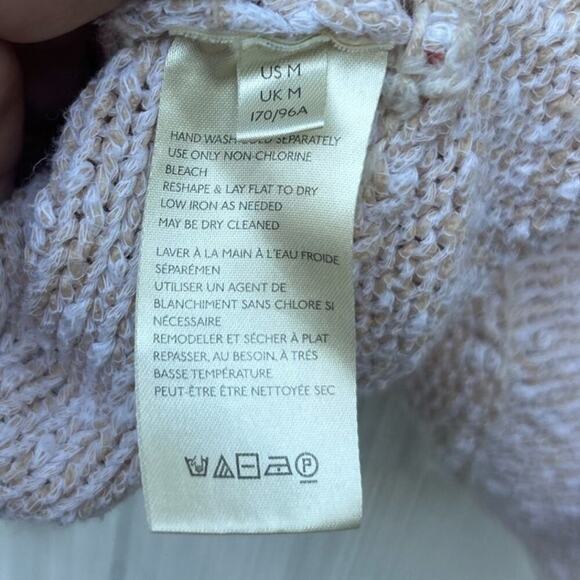 Free People Oversized Oatmeal Bright Lights Sweater‎ Sz M - Picture 7 of 7